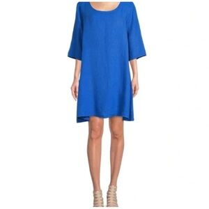 Bryn Walker Womens Linen Hopper Dress Size M Tunic Oversized Pockets